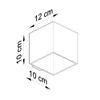 Kinkiet QUAD beton